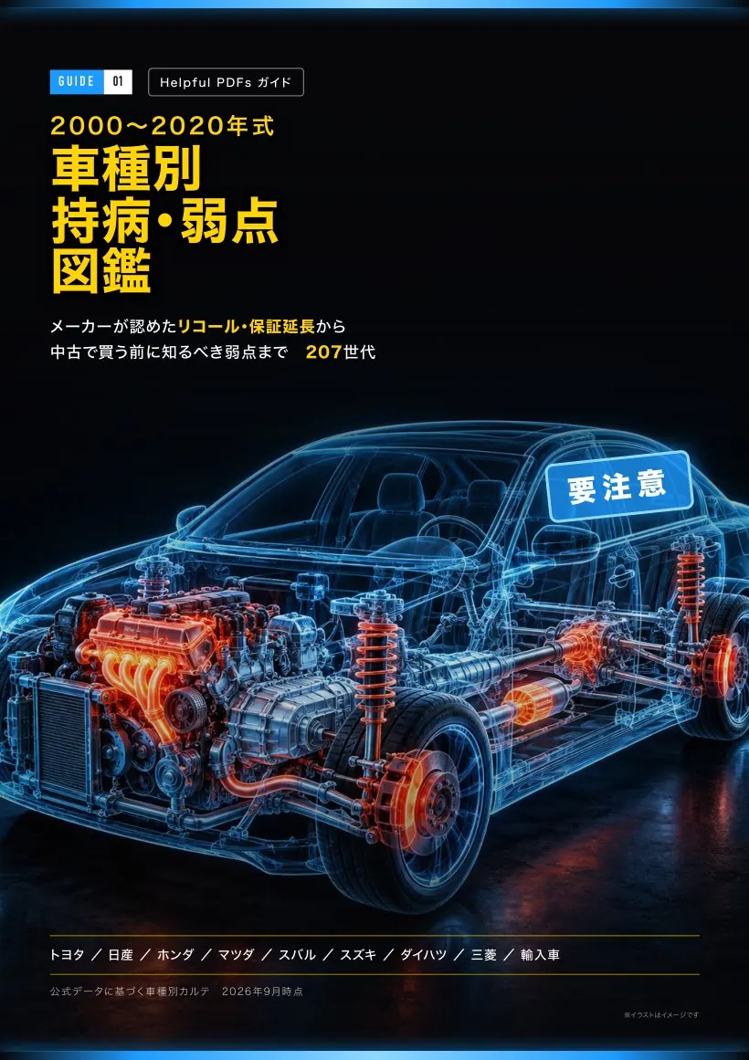 車種別 持病・弱点図鑑 表紙